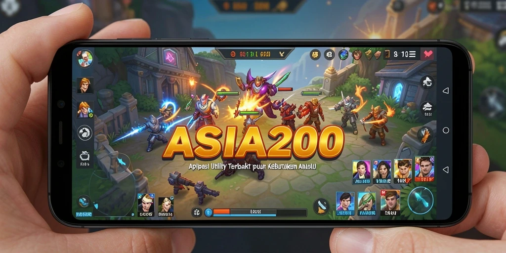 Tampilan utama ASIA200 yang menonjolkan fitur Utility.