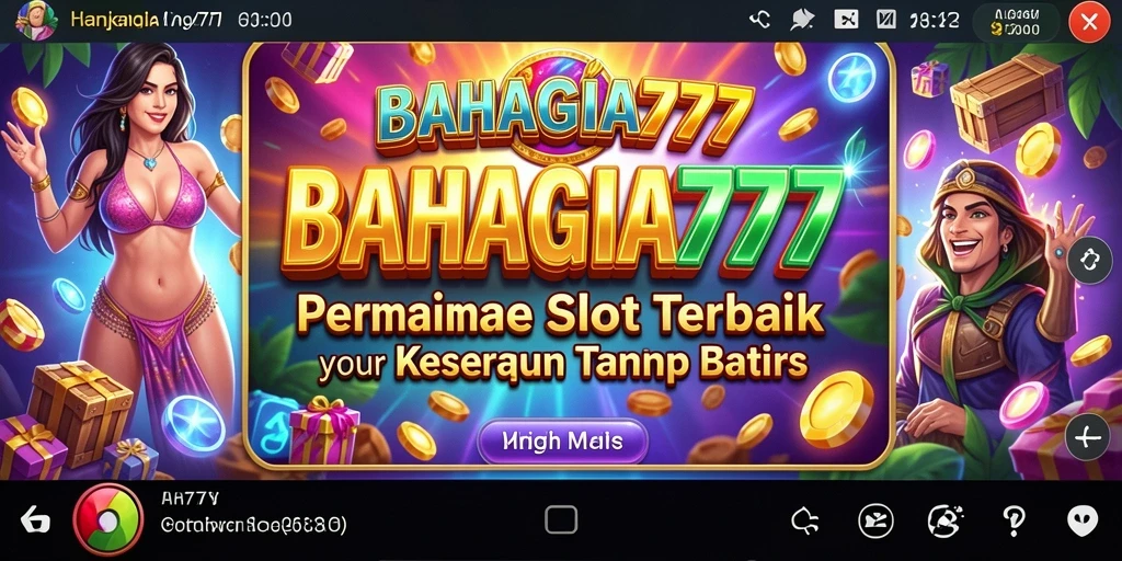 Tampilan gameplay BAHAGIA777 yang penuh warna dan menarik.