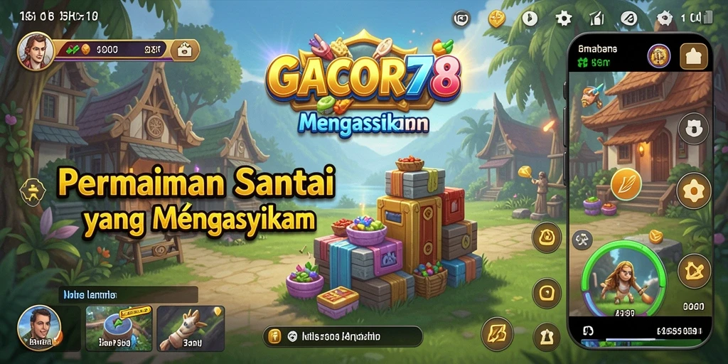 Screenshot gameplay GACOR78 menampilkan antarmuka permainan yang mengasyikkan.