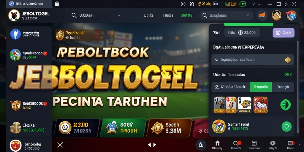 Tampilan gameplay taruhan olahraga yang menarik di JEBOLTOGEL.