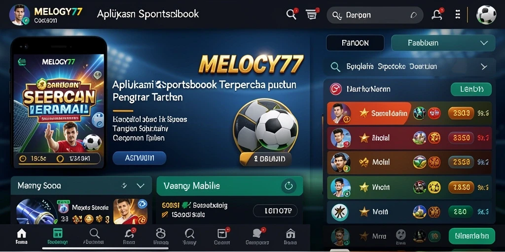 Screenshot utama MELODY77 menunjukkan pengalaman taruhan yang seru dan interaktif.