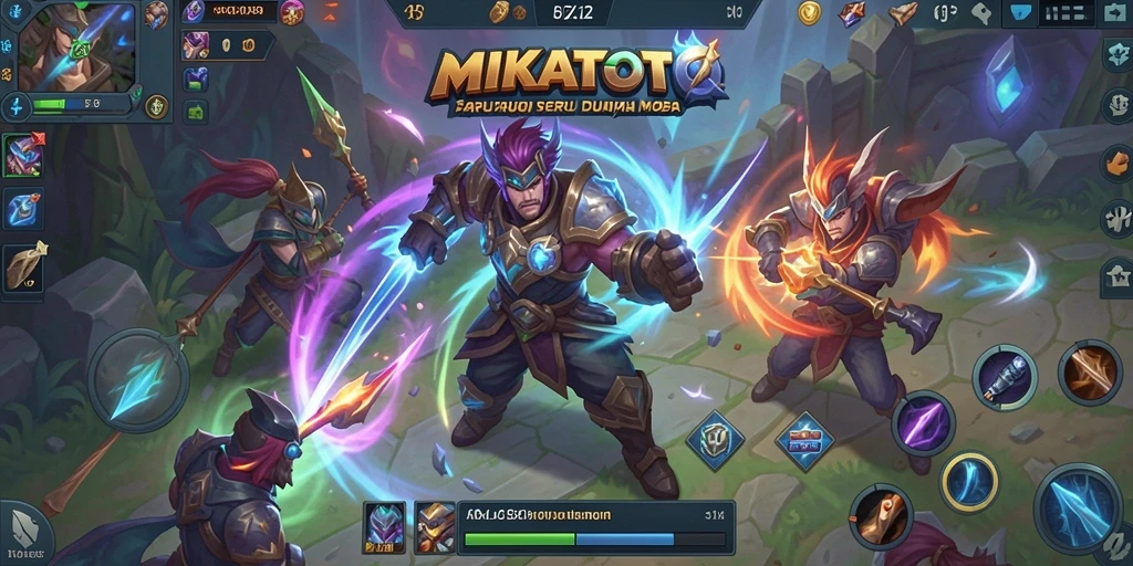 Tampilan gameplay mendebarkan di <strong>MIKATOTO</strong>, penuh aksi dan strategi.