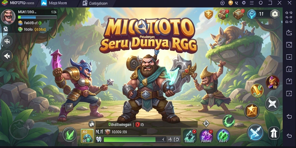 Tampilan gameplay MIOTOTO yang menakjubkan dan penuh aksi.