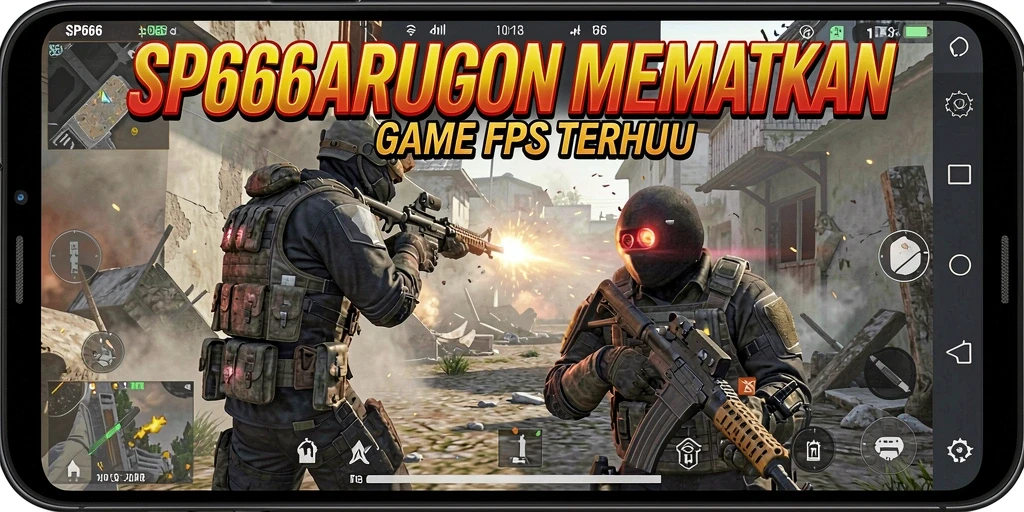 Tangkapan layar gameplay SP666 menunjukkan aksi tembak-menembak yang mendebarkan.