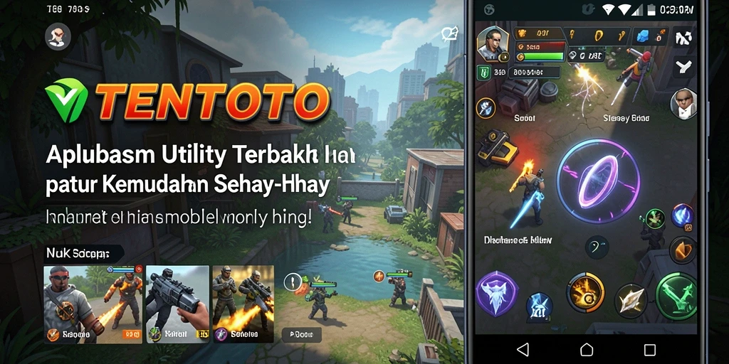 Tampilan antarmuka TENTOTO yang modern dan intuitif.