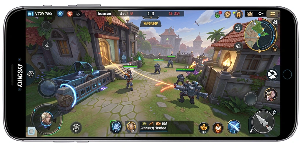 Tangkapan layar utama VT789 menampilkan aksi gameplay SLG yang luar biasa.